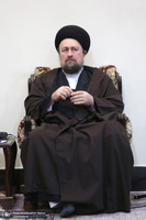 دیدار جمعی از روحانیون با سید حسن خمینی