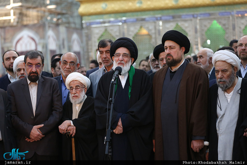 تجدید میثاق رئیس و اعضای مجمع تشخیص مصلحت نظام با آرمان های امام خمینی(س)