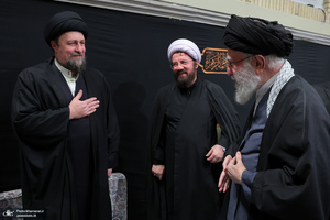 مراسم عزاداری شام شهادت حضرت زهرا(س) در حسینیه امام خمینی