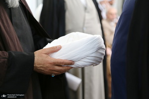 مراسم عمامه گذاری و جشن ولادت امیرالمومنین (ع) در بیوت مراجع و علماء‎‎