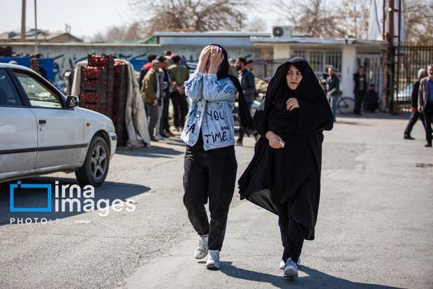 تصاویری از سقوط بالگرد ارتش در «درچه» اصفهان