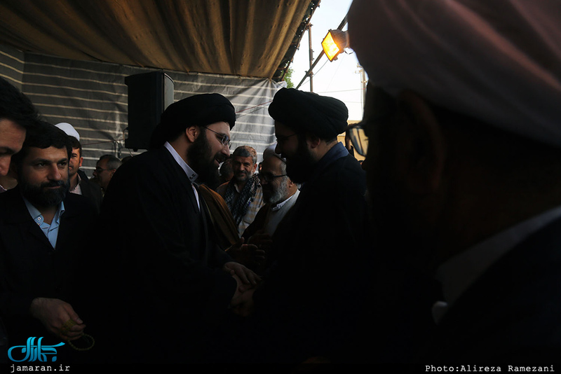 دومین روز سفر سید علی خمینی به استان خوزستان(آبادان و شلمچه)