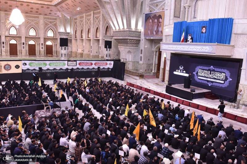 مراسم بیعت مهاجرین افغانستانی با مقام معظم رهبری و سوگواره قائد شهید و گرامیداشت علامه فیاض در حرم امام خمینی (س)