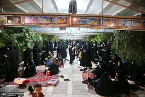 مراسم احیای شب بیست و سوم ماه رمضان در گلزار شهدای قم