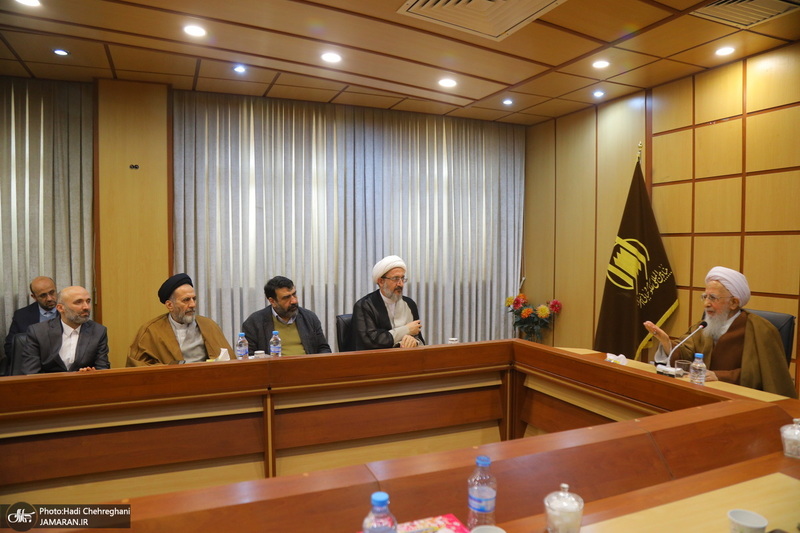 دیدار اساتید و روسای دانشگاه های کشورهای اسلامی با آیت الله العظمی جوادی آملی‎