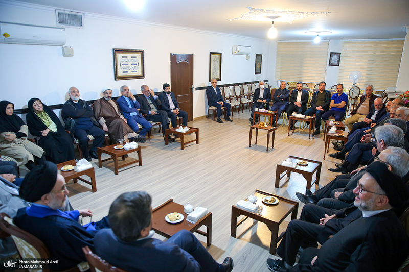 دیدار نوروزی جمعی از وزرای ادوار ایران با سید محمد خاتمی