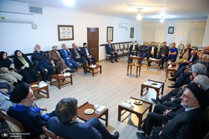 دیدار نوروزی جمعی از وزرای ادوار ایران با سید محمد خاتمی