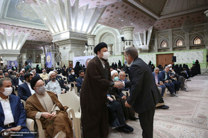 مراسم چهلمین روز ارتحال سید محمود دعایی در حرم مطهر امام خمینی
