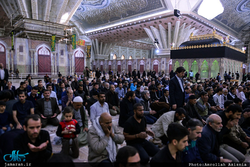عزاداری شهادت حضرت علی ابن موسی الرضا(ع) در حرم مطهر امام خمینی(س)