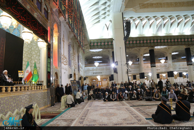 آیین افتتاح رادیو محرم با حضور آیت الله العظمی مکارم شیرازی