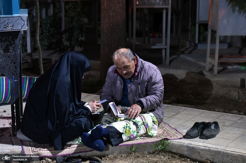 احیای شب بیست و سوم ماه رمضان در گلزار شهدای بهشت زهرا (س)