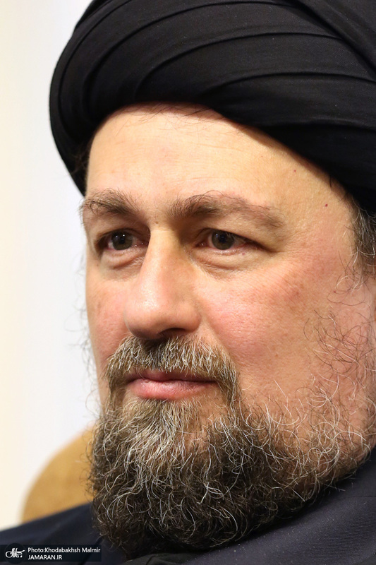 حضور سید حسن خمینی در سفارت واتیکان