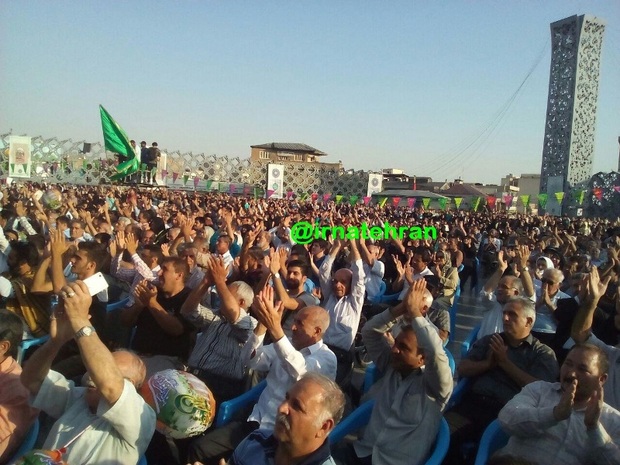 جشن بزرگ «من غدیری ام» با حضور گستره مردم در میدان امام حسین(ع) تهران برگزار شد