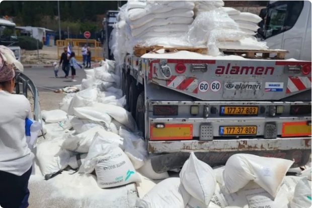 اسرائیل ده‌ها هزار تن کمک به غزه را نابود کرد