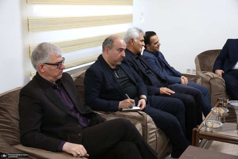دیدار وزیر و معاونین وزارت ارتباطات با سید حسن خمینی