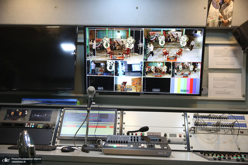پشت صحنه برنامه تلویزیونی «صف اول» با حضور سید حسن خمینی