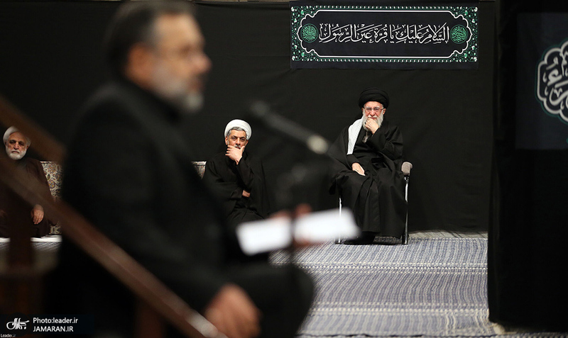 مراسم عزاداری شب شهادت حضرت فاطمه‌زهرا (س) در حسینیه امام خمینی