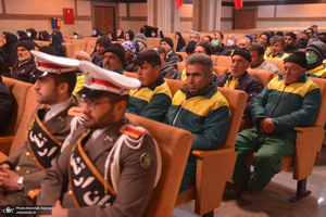 مراسم بزرگداشت دو نفز از کارمندان مرحوم آستان امام خمینی