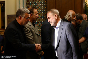 مراسم ختم پدر همسر محمد ظفرقندی