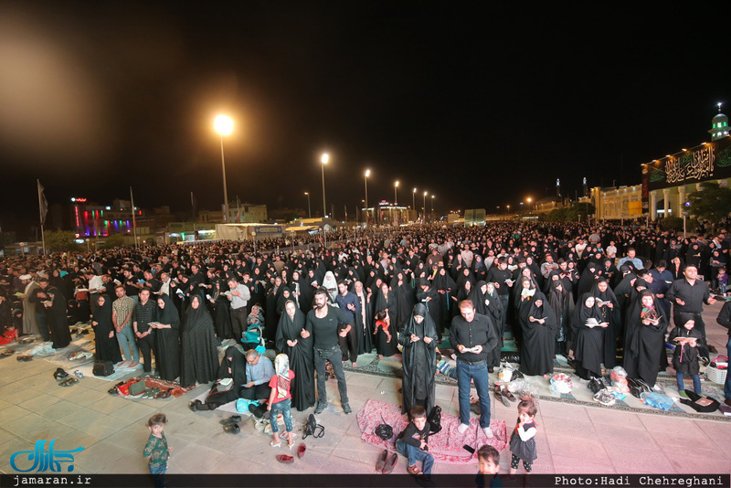 مراسم احیای شب نوزدهم ماه مبارک رمضان در حرم مطهر حضرت معصومه(س)