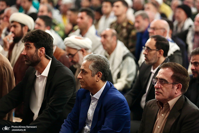 مراسم اولین سالگرد شهادت حجت الاسلام و المسلمین سید ابراهیم رئیسی در حرم مطهر رضوی