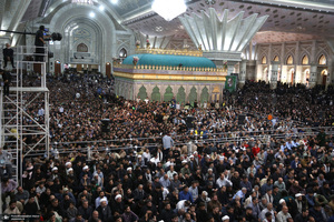 حضور شخصیت‌های سیاسی و مسئولان کشوری و لشکری در مراسم سالگرد ارتحال حضرت امام خمینی (س) -3