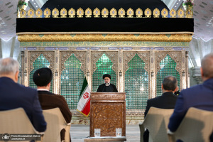 تجدید میثاق رئیس جمهور و اعضای دولت با آرمان های حضرت امام خمینی (س)