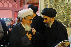مراسم بزرگداشت همسر مرحوم آیت الله سید حسن طاهری خرم آبادی 