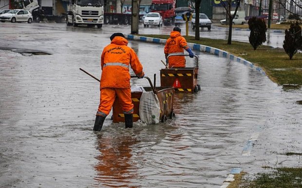 نیروهای خدمات شهری همدان آماده باش هستند