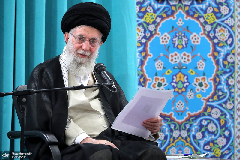 قرائت خطبه عقد خواهر شهید مدافع حرم مجید قربانخانی توسط رهبر انقلاب