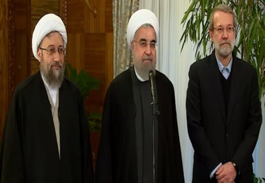 رییس جمهوری در پایان نشست سران قوا : مردم با حضور گسترده در راهپیمایی 22 بهمن، ارتباط ناگسستنی خود را با انقلاب ، امام و رهبری نشان می دهند