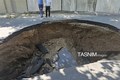 بخشی از خیابان نشاط اصفهان فرو ریخت + تصاویر