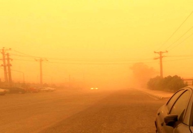 کاهش دید افقی و کیفیت هوا در چهارمحال و بختیاری