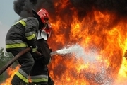 آتش‌سوزی در انبار حاوی ۲۵۰ کپسول گاز مایع خوی
