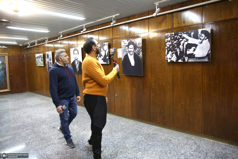 بازدید آقای جاوید چوهدری مجری ، مقاله نویس  پاکستان از بیت امام خمینی در جماران