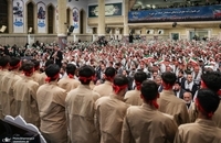 مراسم روز بسیج در حسینیه امام خمینی(ره) با حضور فرمانده کل سپاه پاسداران و هزاران تن از بسیجیان (11)