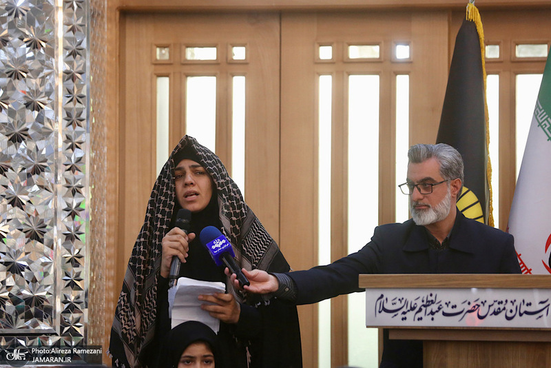 مراسم تشییع پیکر شهیدان سردار حسین سلامی و مسعود شانه ای