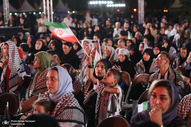 اجتماع مردم تهران در حمایت از مردم مظلوم غزه
