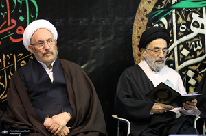 مراسم بزرگداشت آیت الله رحمت (ره) در حسینیه جماران - 1