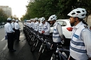 فعالیت پلیس دوچرخه سوار در تهران + عکس