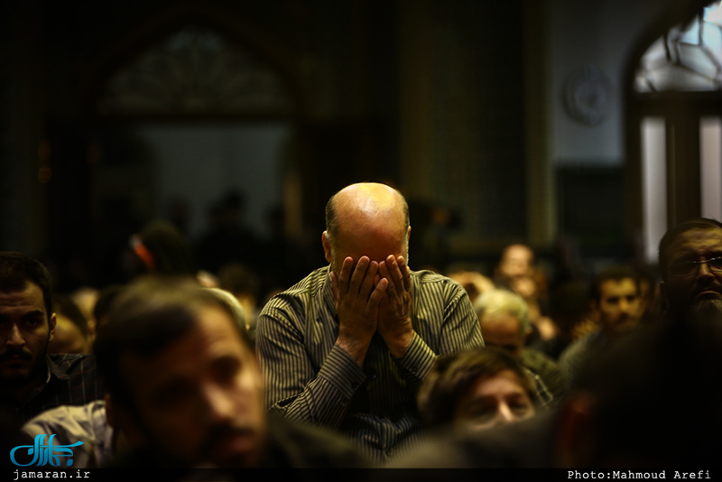 مراسم احیای شب بیست و یکم ماه مبارک رمضان در مسجد جامع جماران