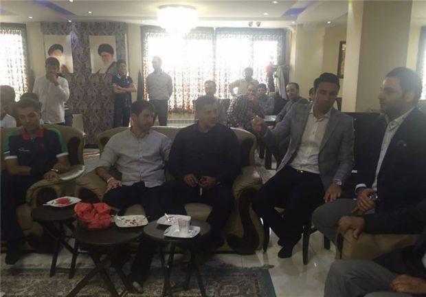 برگزاری مراسم خداحافظی نکونام با حضور دایی و باقری + تصاویر