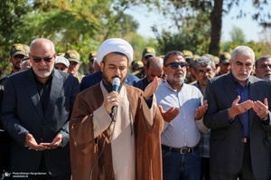 مراسم تشییع و خاکسپاری پیکر شهید علی‌اکبر گندمی