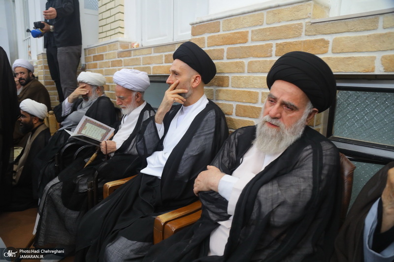 مراسم وداع با آیت الله العظمی شبیری زنجانی (ره)