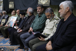 مراسم تکریم ۵۷ شهید گلگون کفن ارتش جمهوری اسلامی ایران