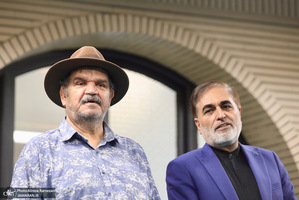 مراسم ختم مرحوم اکبر عبدی در مسجد بلال صدا و سیما