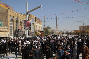 مراسم تشییع پیکر آیت الله حسن ممدوحی(ره)