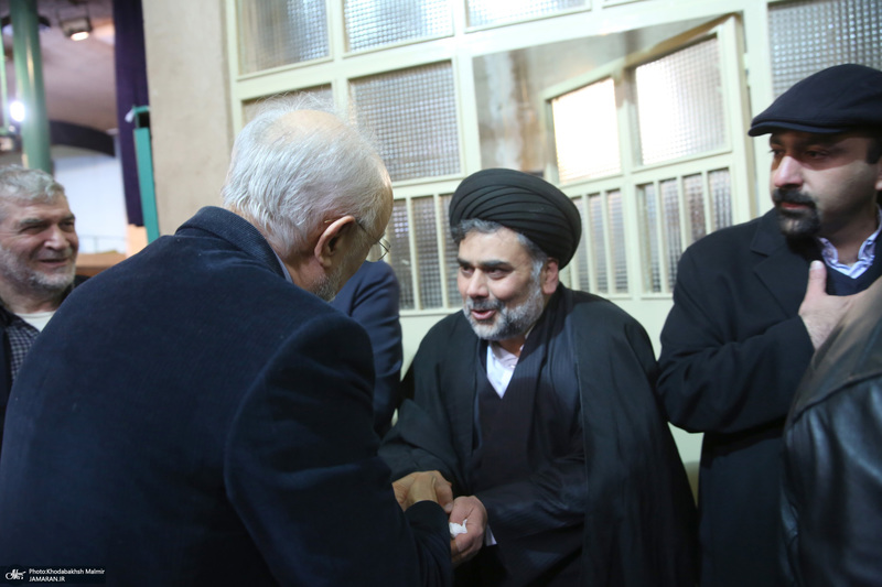 مراسم سالگرد رحلت آیت‌الله سید محمد موسوی بجنوردی در حسینیه جماران  -2