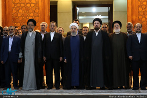 تجدید میثاق رئیس جمهوری و هیات دولت با آرمان های حضرت امام(س)