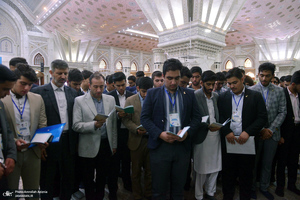 تجدید میثاق نمایندگان مجلس دانش‌آموزی با آرمان‌های حضرت امام خمینی(س)